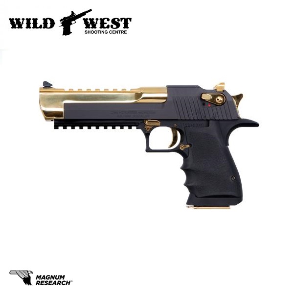 Magnum Research Desert Eagle L6 Gold Two Tone .50AE | Wild West