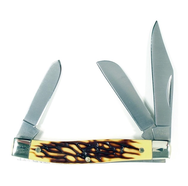 RUKO Knives RUK0072 Handcrafted 3-Blade Stockman Pocket Knife – Wild