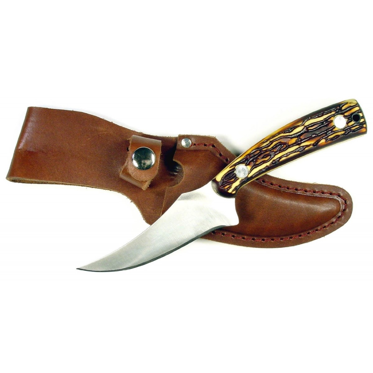RUKO Knives RUK0081 Horn Handle Hunting Knife – Wild West Gun Shop